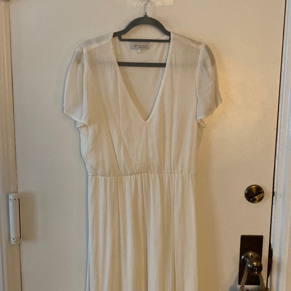 Classic white dress